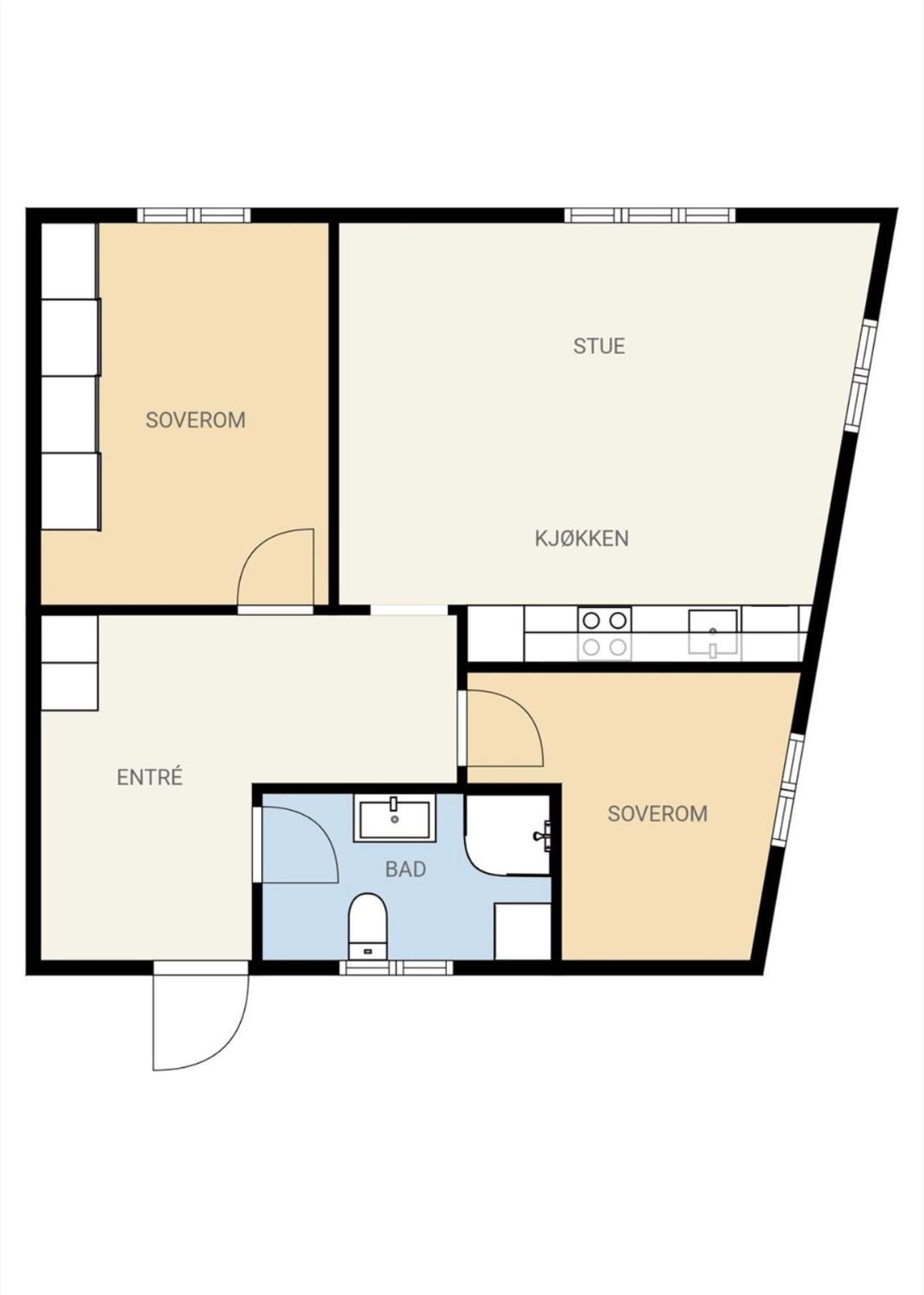 A Place To Stay Stavanger, Apartment 5 - Quality And Free Parking- Екстер'єр фото